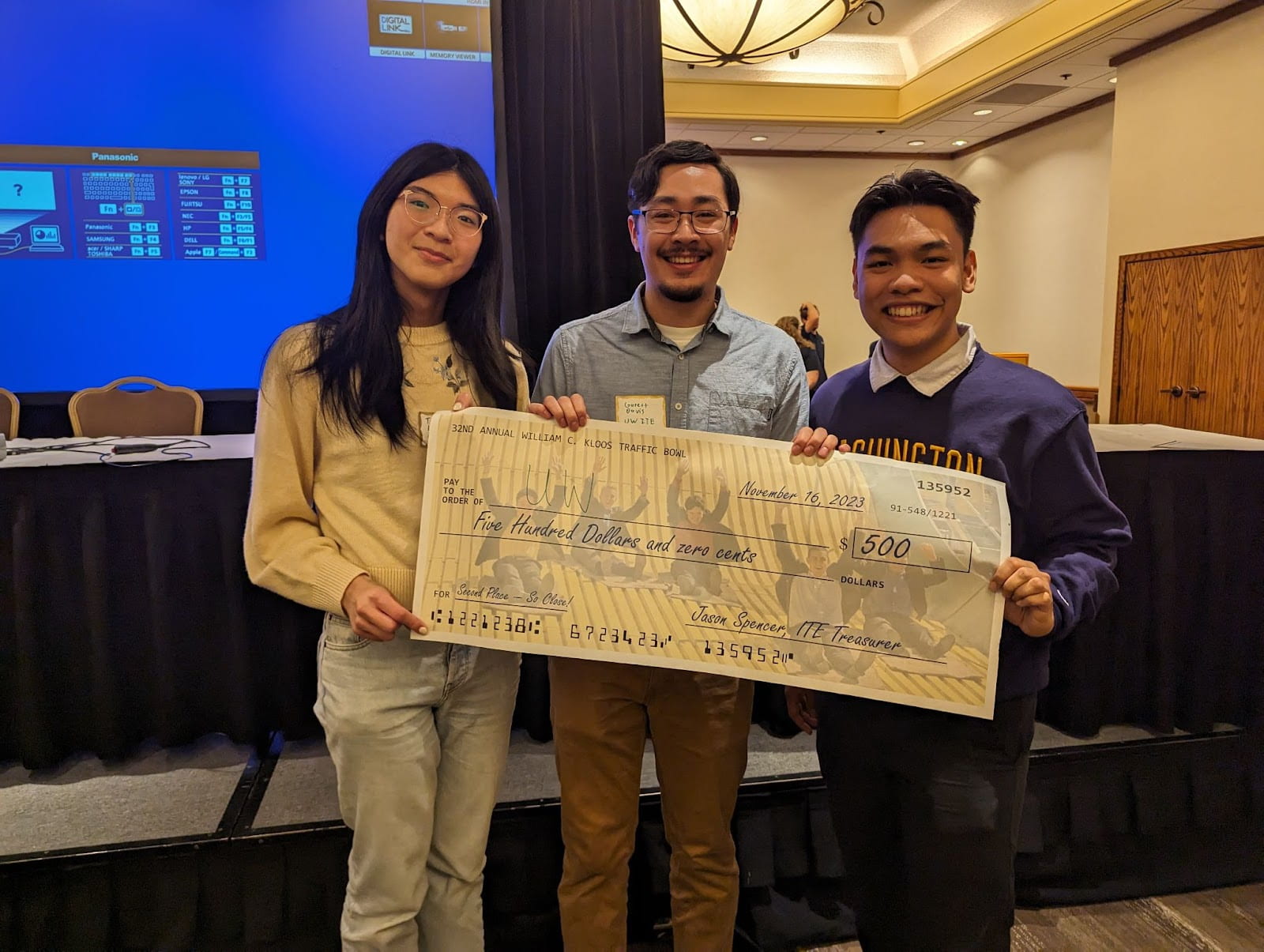 ITE UW Took Home Second Place at Oregon ITE Traffic Bowl!