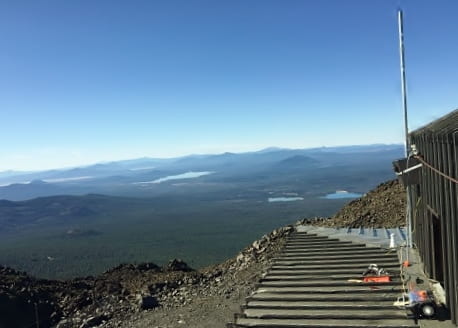View from the top of Mt. Bachelor Observatory