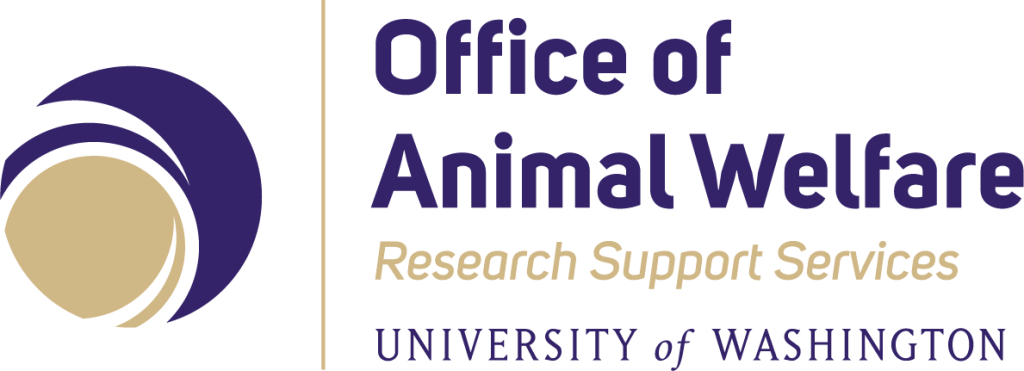 Office of Animal Welfare Research Support Services University of Washington logo