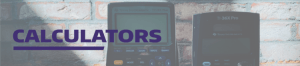Banner image of calculators