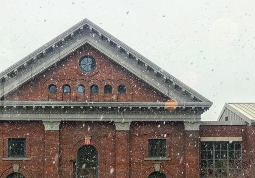 Photo of the Powerhouse in recent snow