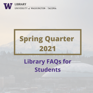 Spring Quarter FAQs for Students