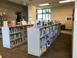 Picture of UWT Library's Eric Carle display in TLB1