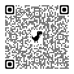 A QR code leading to a Canva design detailing the full list of titles in the Romance display collection.